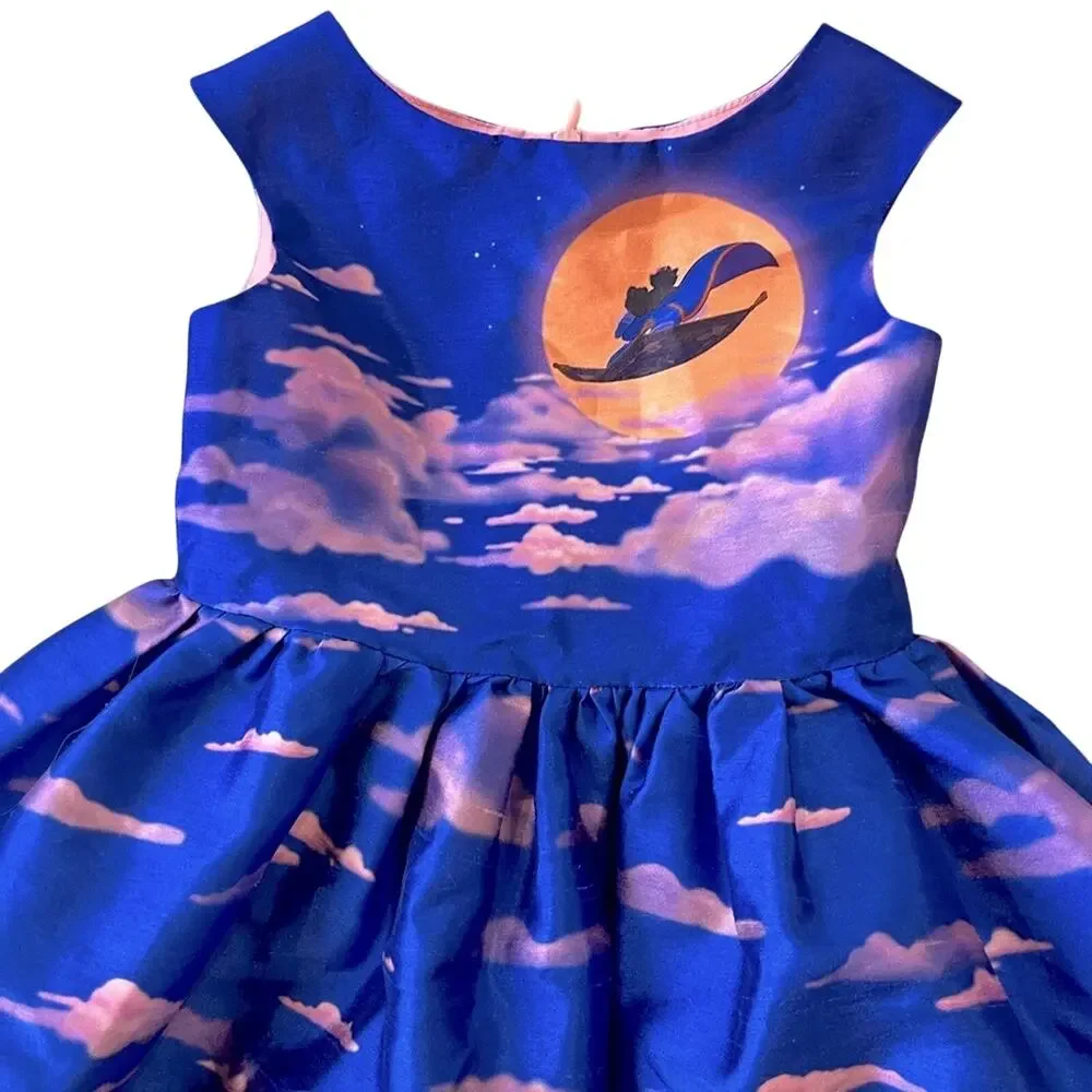 Disney x Pippa and Julie Aladdin High Low Dress Size 3T Princesscore Twirl Dress - Picture 4 of 4